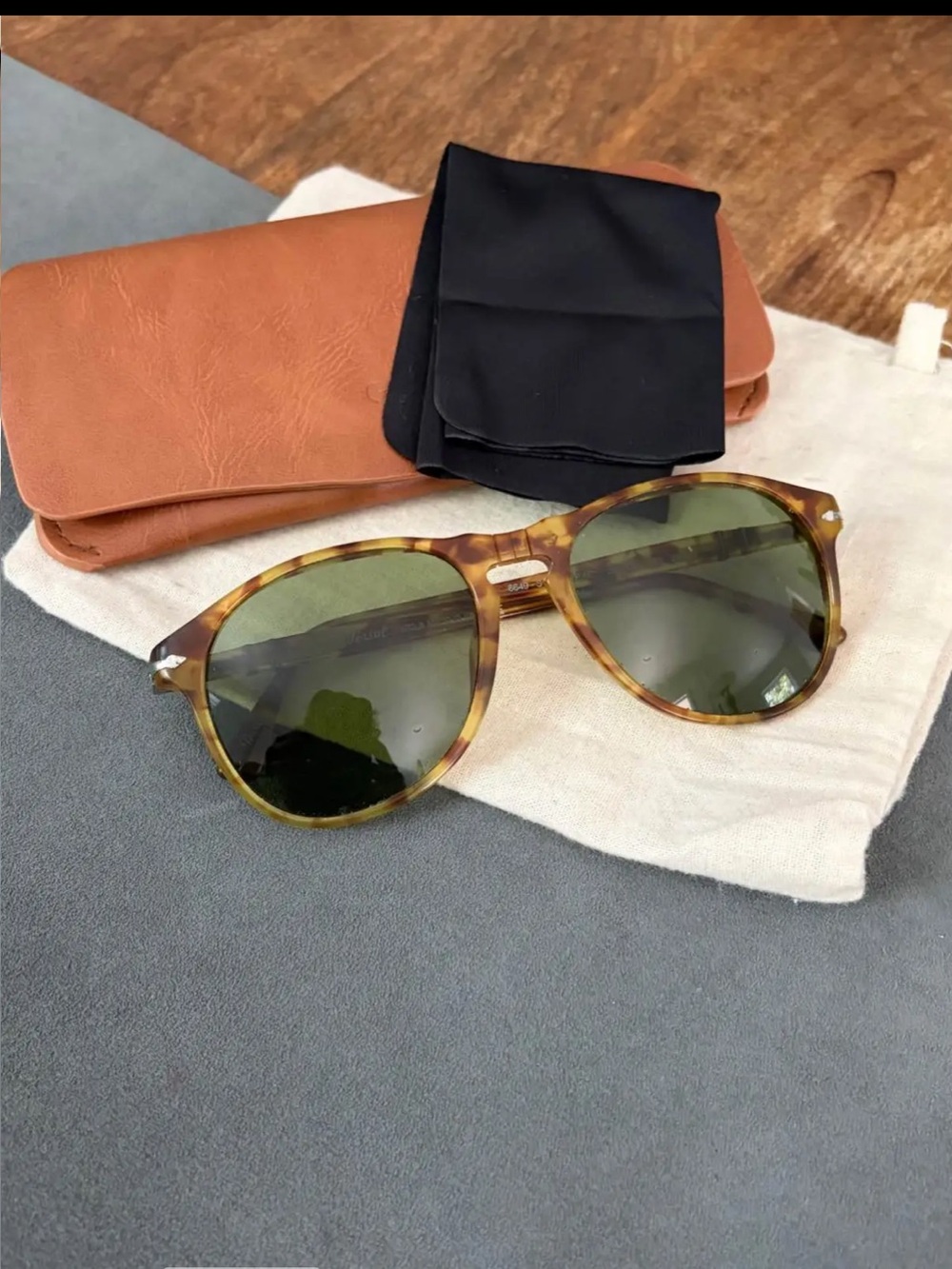 Persol 6649-S 1061/4E Limited Edition Tortoise Green Sunglasses